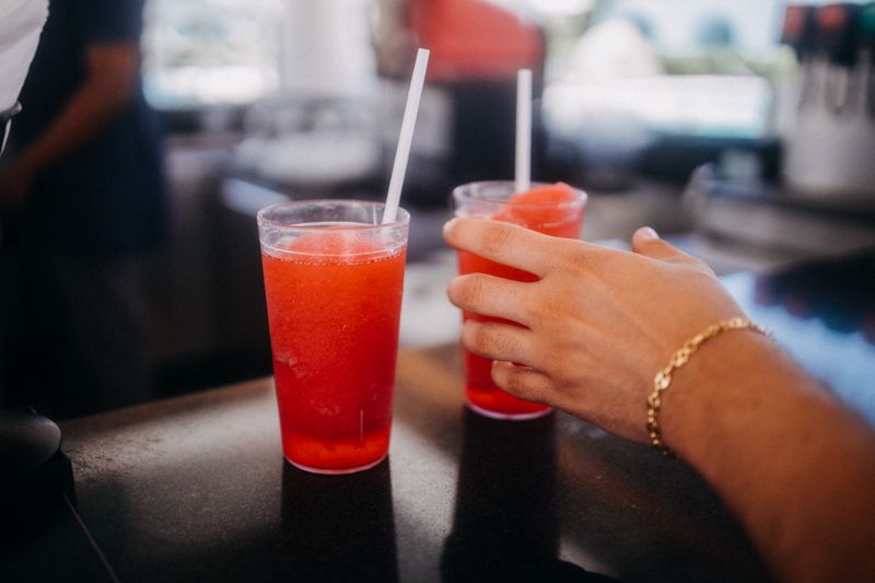 Agua de Jamaica natural fresca